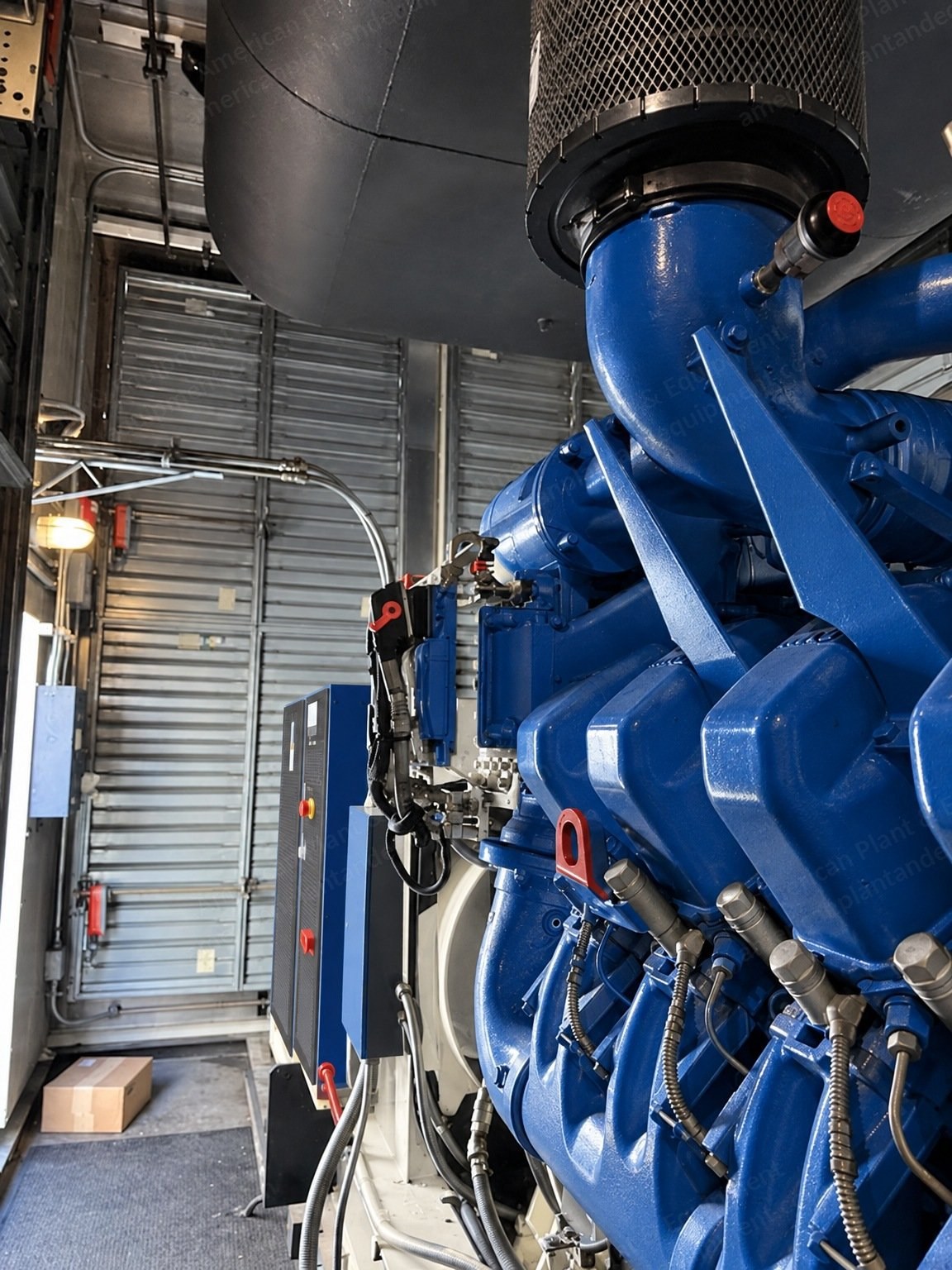 MTU, 12V4000, 2015, Diesel Power Plant, 8.75 MW, 4,160 V, 300 Hours