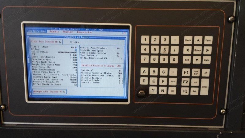 Savio, Espero RL, 1998, 48 Heads, Waxing Device, Auto Doffing
