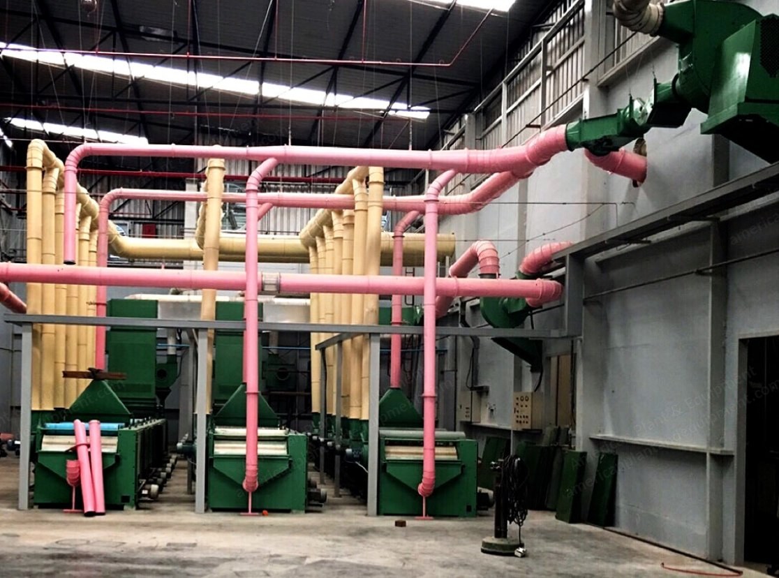 Long Bliss, Sinothai, BBC, Fabric and Yarn Waste Recycling Line, 1996-2012, Cutting, Opening, Combing, Baling