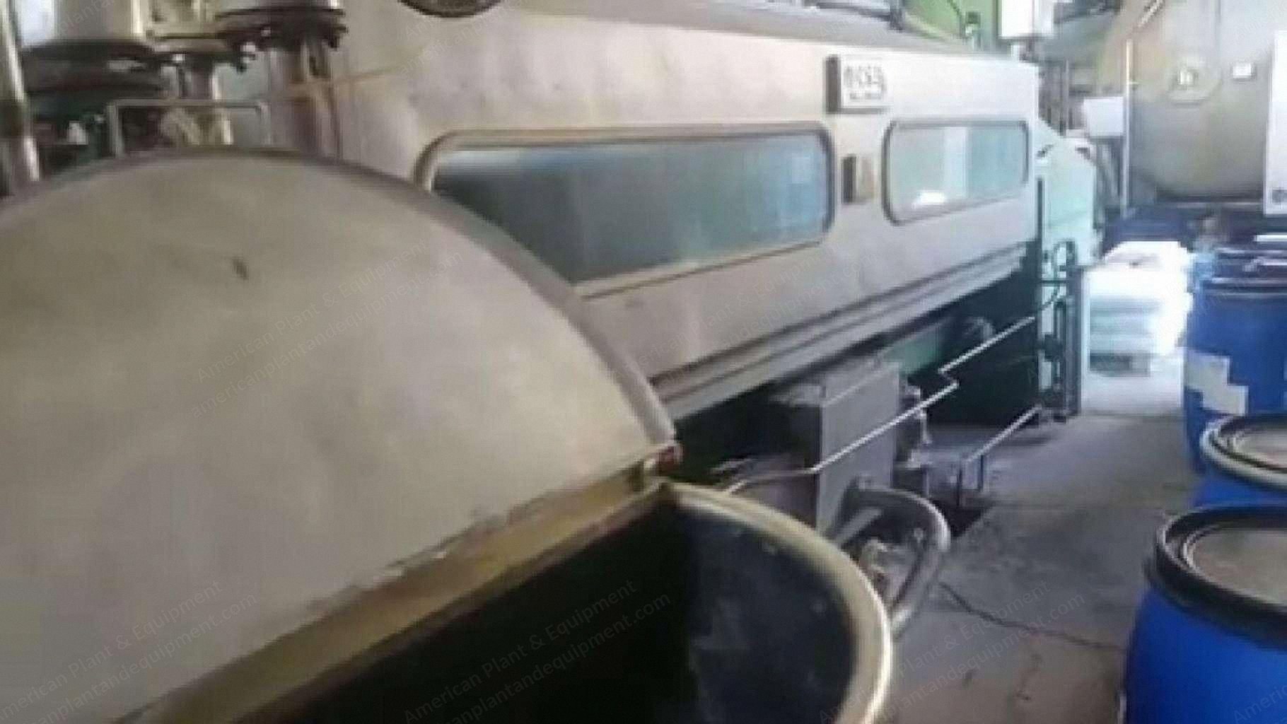 MCS Atmospheric Jigger, 3600mm Width, 1100mm Loading Diameter, 2005