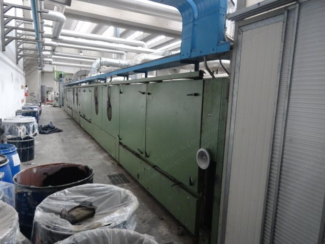 Babcock, Econ-Air, 1993, 2400mm Working Width, 6 Chambers, Thermic Oil Heated, Pin Chain