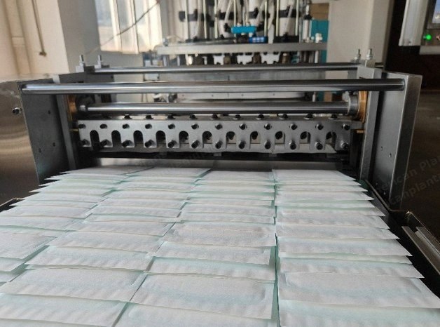NovaStar, S-ZDBZ, Gauze Swab Folding and Packing Machine, 4 Lanes, 360 to 640 pcs/min, 9800x1750x2700mm