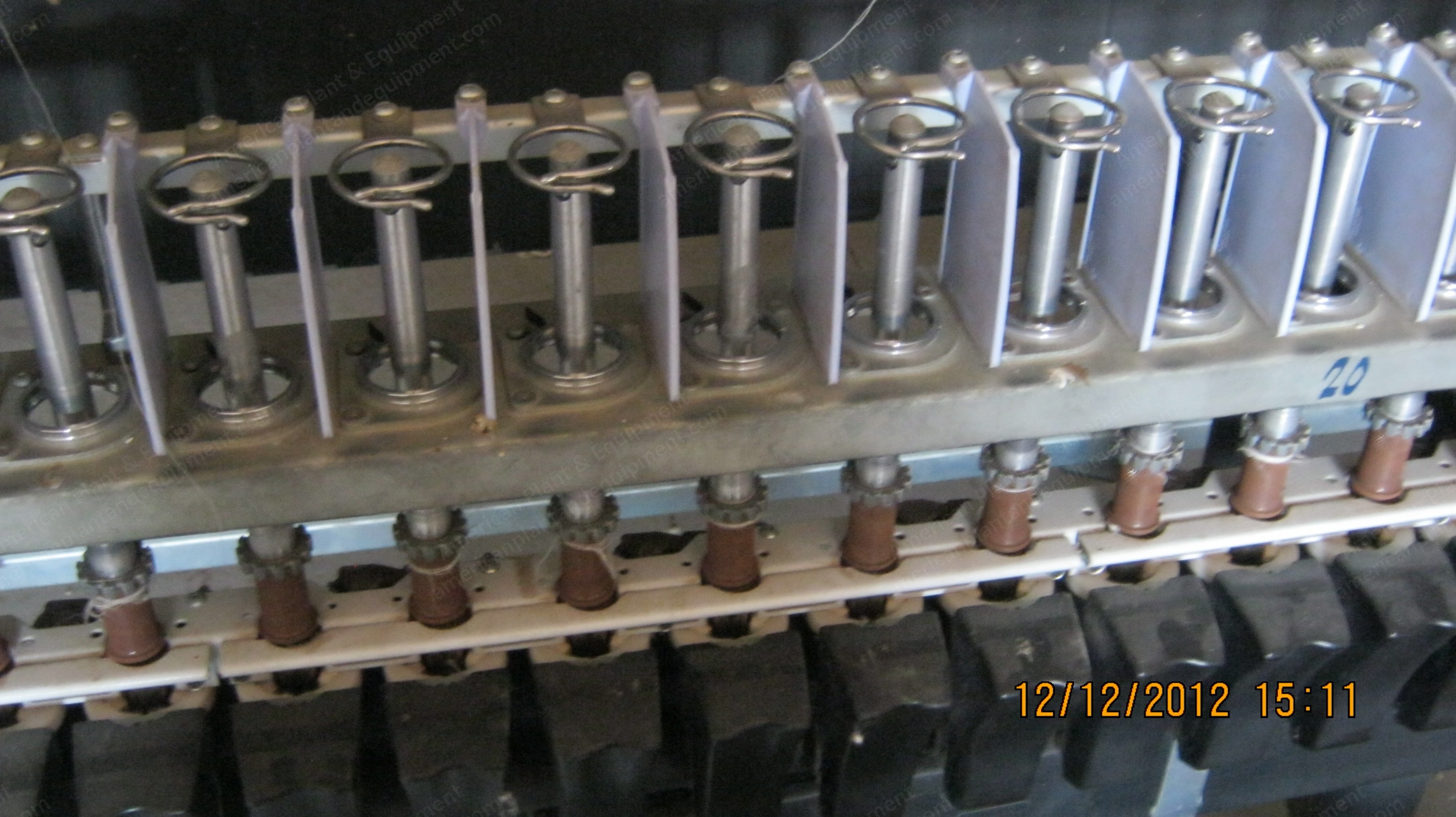 Zinser, SPG, Roving Frame, 1200 Spindles, 70mm Gauge, 38mm Ring Diameter