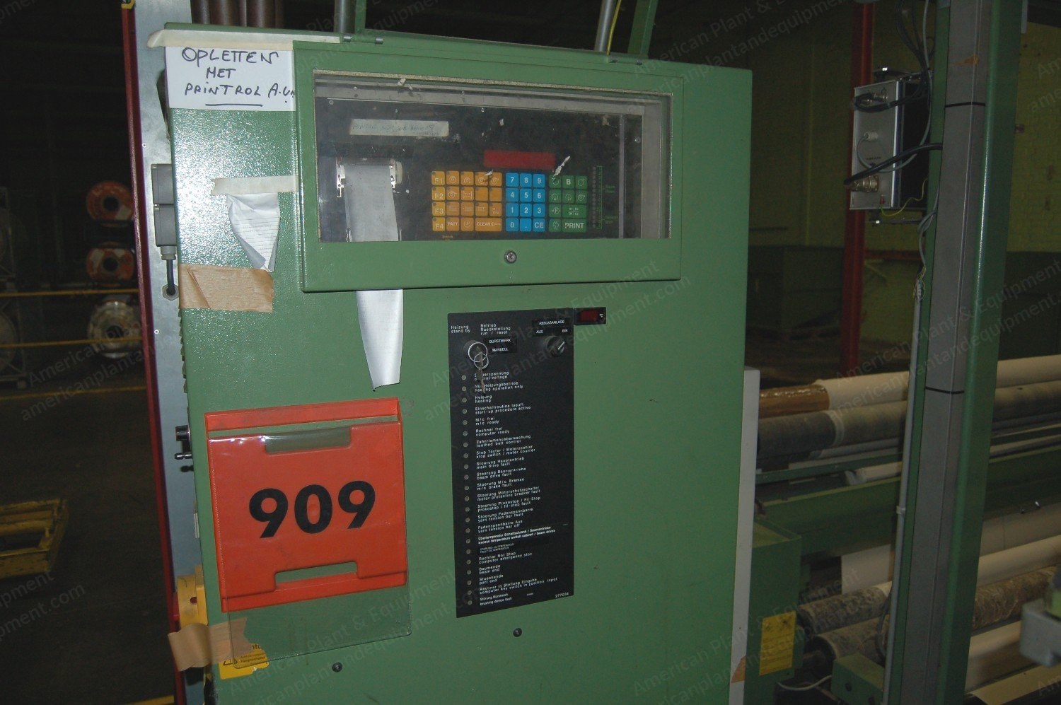Karl Mayer, KS4 FBZ, 1995, Terry Warp Knitting Machine, 84" Width, 24 Gauge