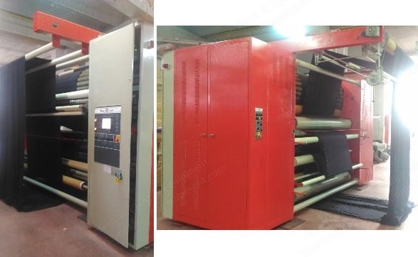 Mario Crosta, Double Drum Raising Machine, 1995, 2400mm Working Width, Reconditioned