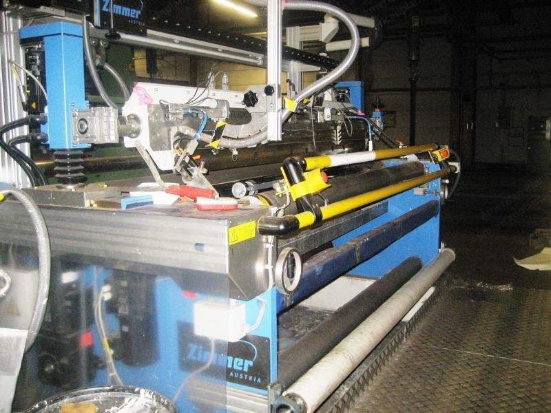 Zimmer, T-COAT-MK, 2012, Coating Machine, Width 2200mm, Max Application Width 2000mm, Speed 5-50 m/min
