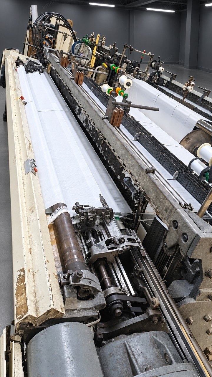 Vamatex, P1001E, 1990, Rapier Looms, 340 cm (133.9 in) Working Width, 2 with Staubli Mechanical Dobby, 1 with Fimtextile Electronic Dobby, 3 Units