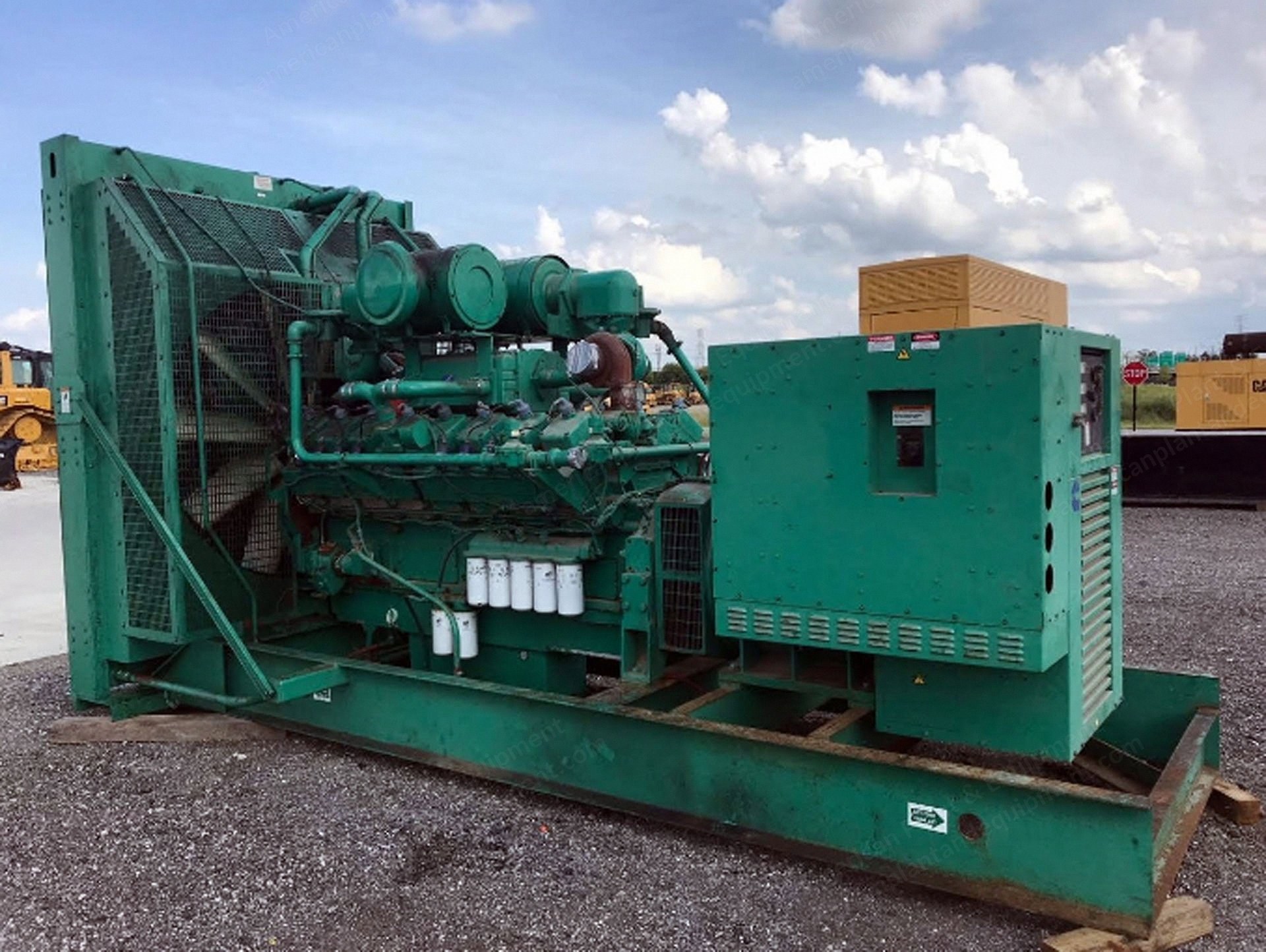 Cummins, GTA50-G2, 2001, 600 kW, 60 Hz, 480V, Natural Gas Generator Set