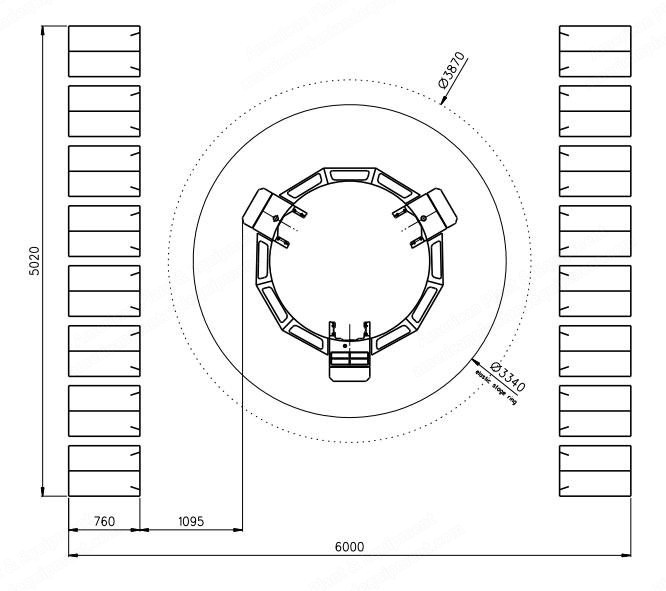 Keum Yong, KCDJ38, Electronic Jacquard Double Knit Circular Knitting Machine, 38" Diameter, 20G, 60 Feeds