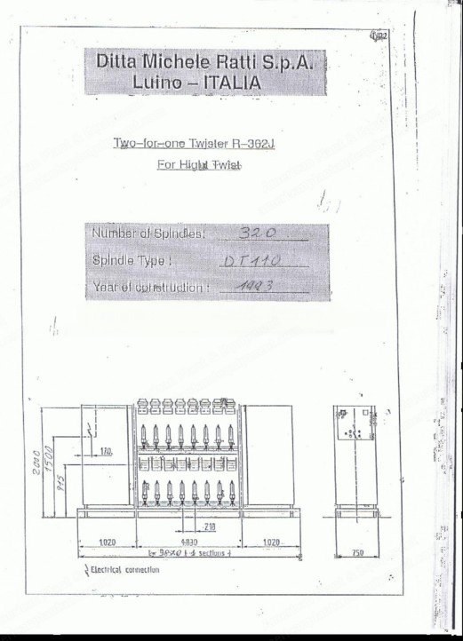 Ratti, R362J/320, Uptwisters, 320 Positions, Double Deck