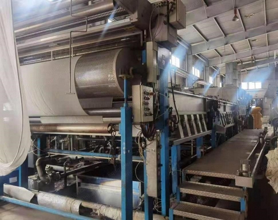 Goller Mercerizing Machine, 2002, 2500mm Working Width, 14 Pairs Roller, 4 Padders, 4 Drum Washing