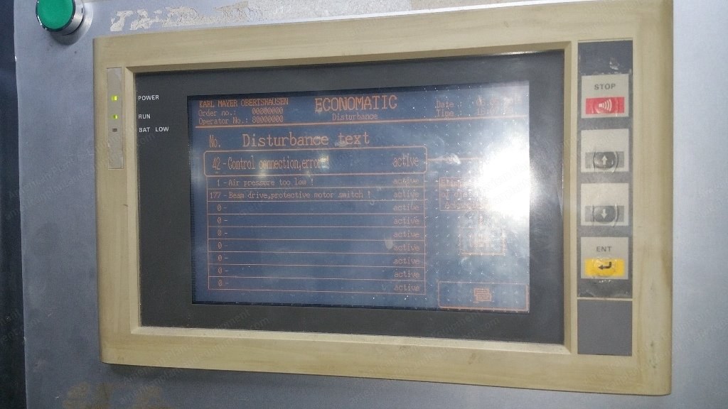 Karl Mayer, Econ-O-Matic, 1998, Sectional Yarn Warping Machine, Width 2200mm, 640 Ends Creel