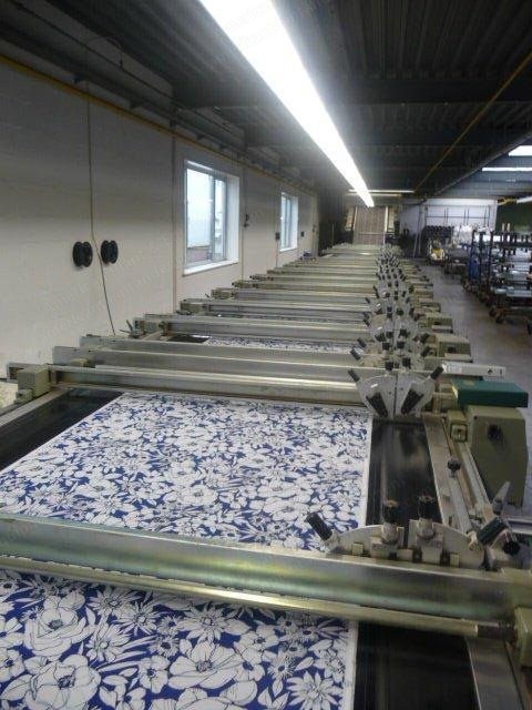 Buser, Hydromag 4V, 1981, Combination Flat Bed and Rotary Printing Machine, 1680mm, 12 Colors, 3 Rotary Heads