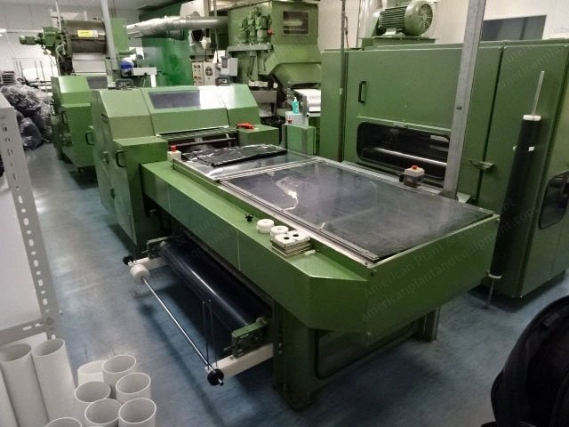 Tatham, Sample Nonwoven Production Line, 500mm Fiber Opening, 600mm Card Width, Crosslapper, Needle Loom