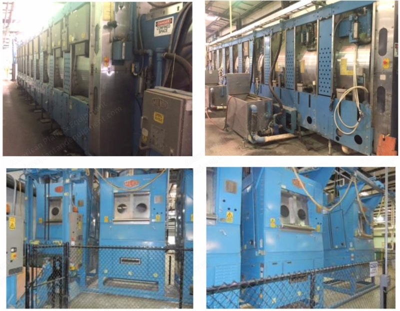 Milnor, CBW, 1993, Continuous Batch Washing System, 3000 lbs/hr Capacity