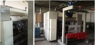 Ferraro, CUD FV, 1997, Polishing Calender, with Compactor, for Tubular Knitting Fabric, Steam