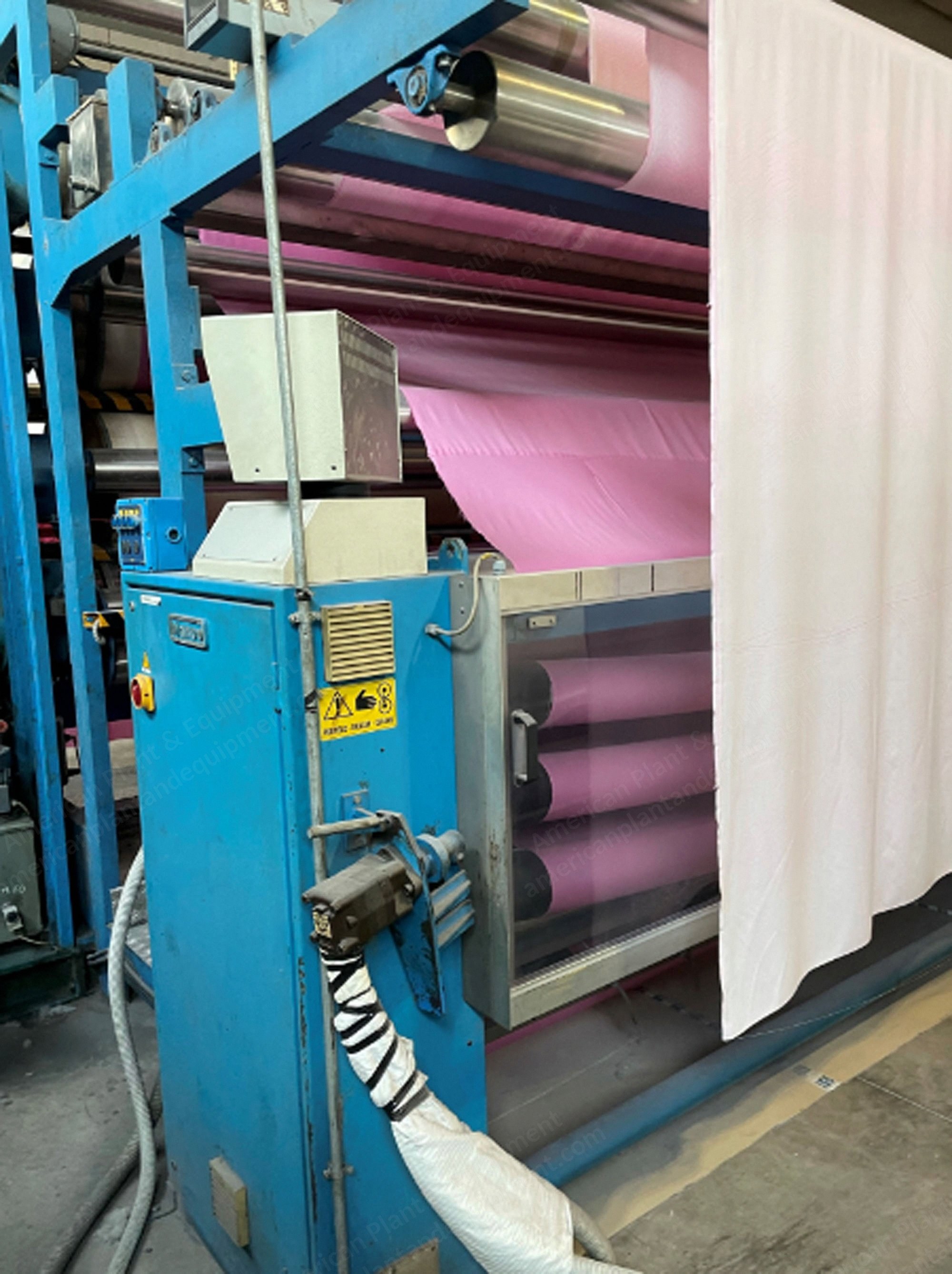 Guarnieri, E470, 1995, Complete Finishing Calender Line, 3400mm Width, 4 Bowl, 70 Ton
