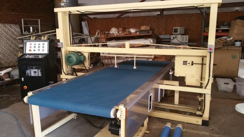 NovaStar, FN456, Horizontal Foam Cutter, 1000mm Working Width, 3HP Blade Motor, Conveyor Table