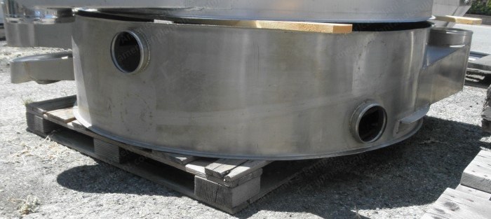 Sweco, 60 Inch, Stainless Steel Series Feed Frame