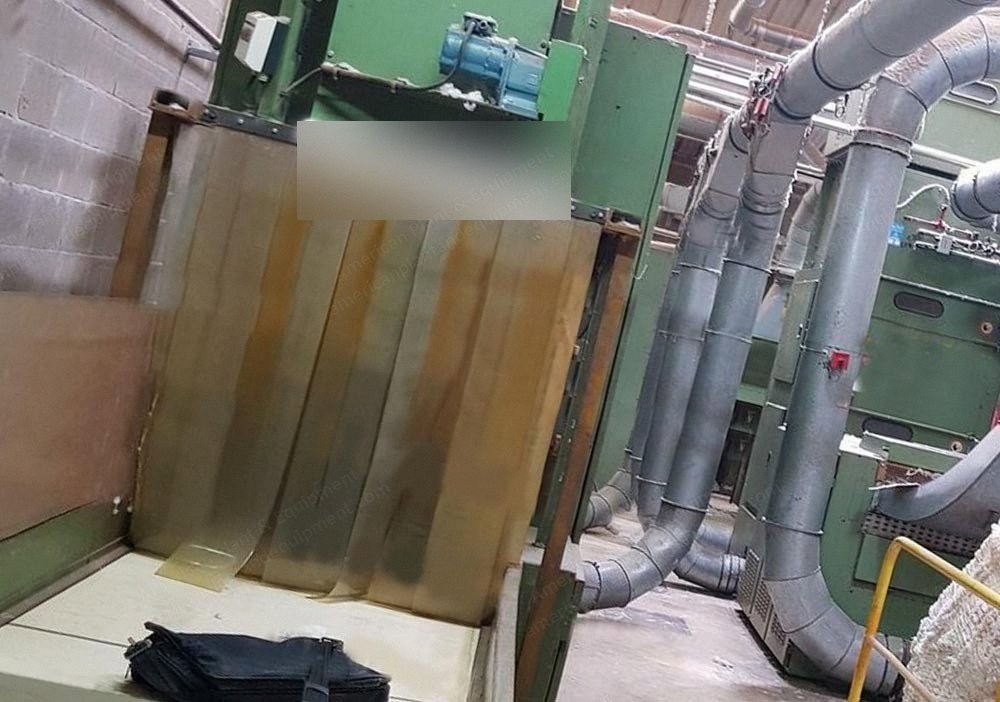 Trutzschler, Recycling and Cleaning Line, 1980, 1000mm Belt Width, For Raw Cotton Waste