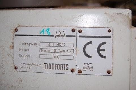 Monforts, Type 5000 Standard 10 F Twin-Air, 2000, 10 Zones, 2000mm Working Width, with Matecx 5000 Foulard