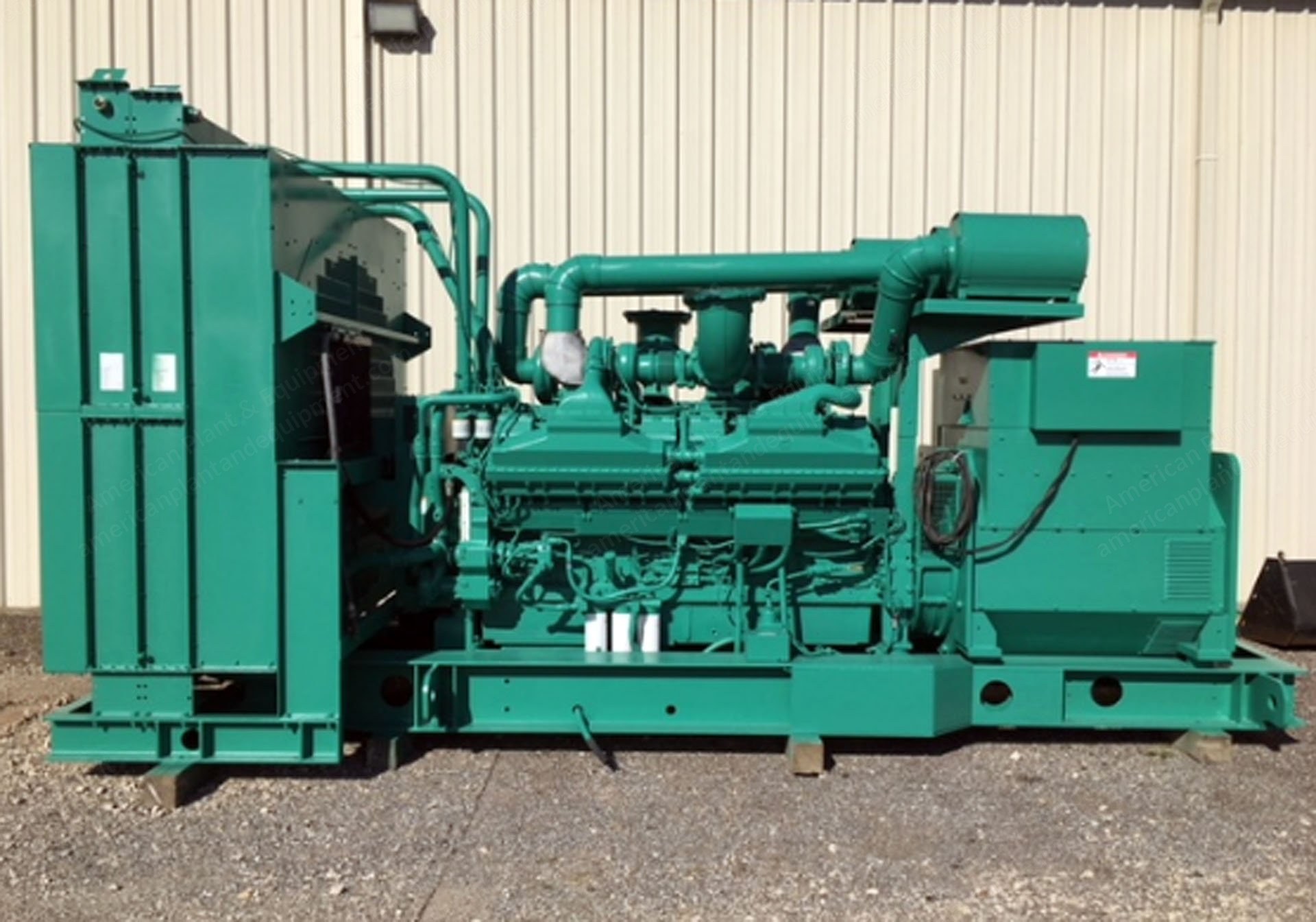 Cummins, QSK60, 2000 kW, 4160 V, 60Hz Generator Set