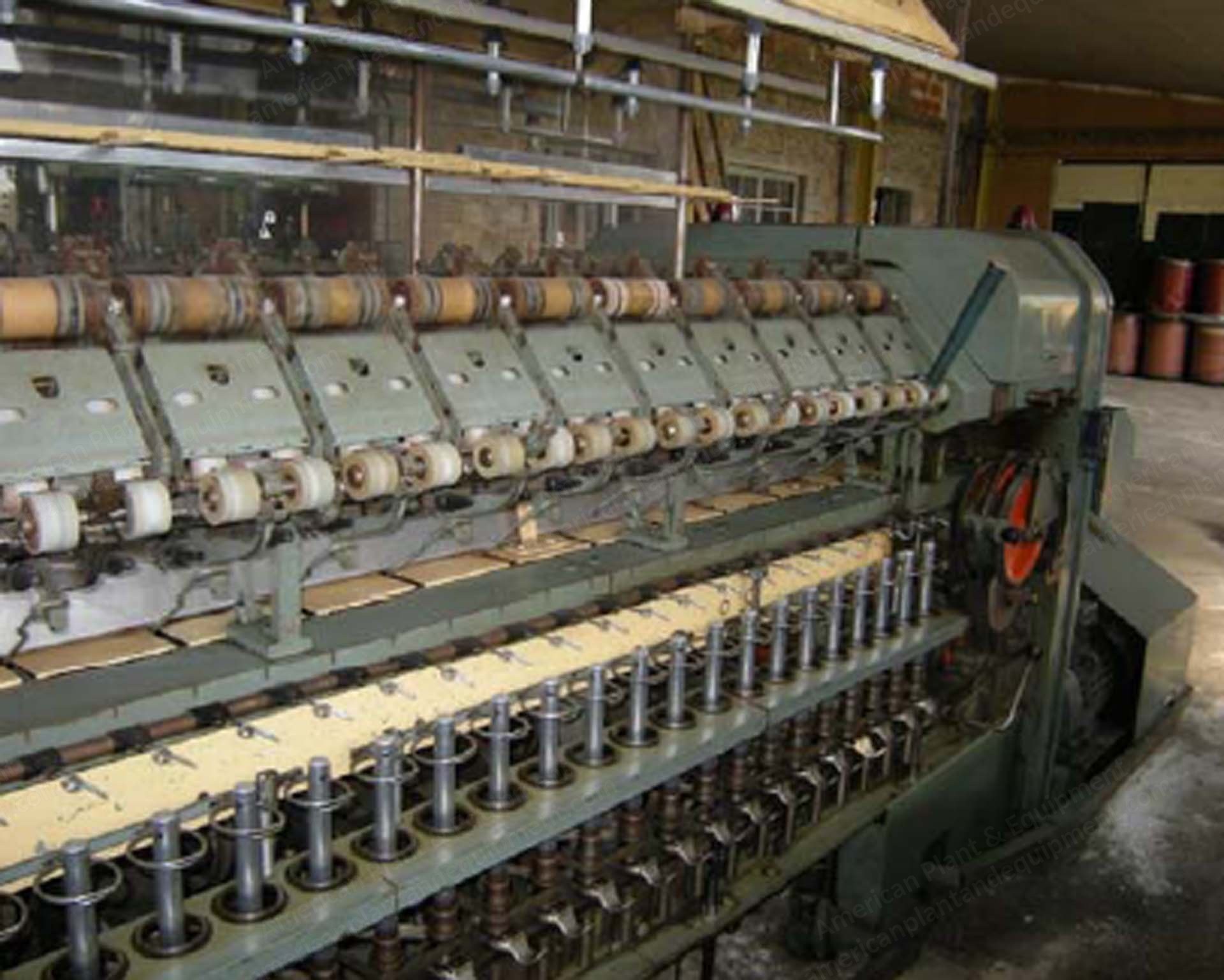 NSC, CF22, 1963, Ringspinning Frame, 408 Spindles, 65mm Diameter, Chenille Drafting