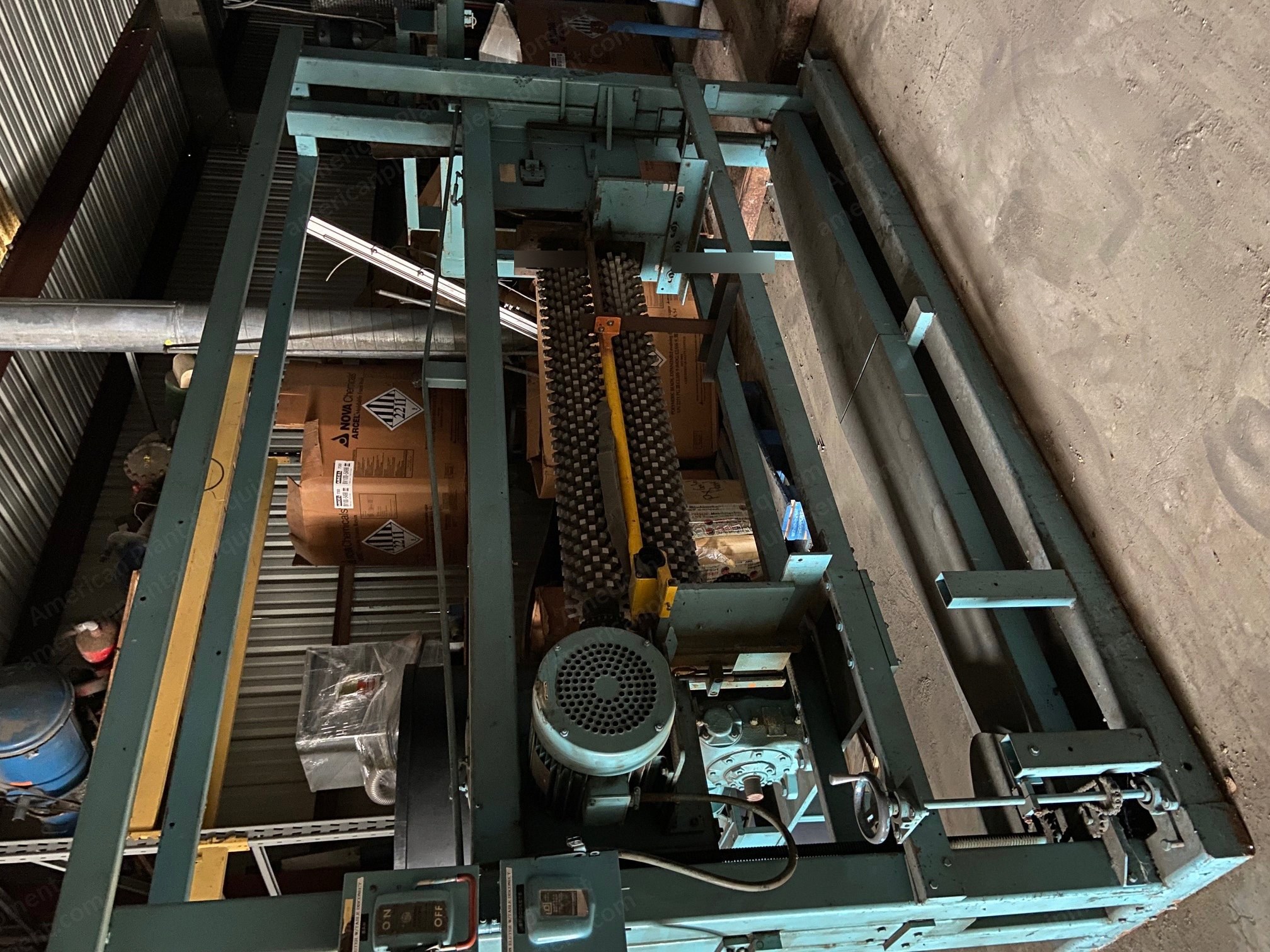 Edge Sweets, Model 10, Horizontal Saw Converted to Convoluter, 40 inch Working Width