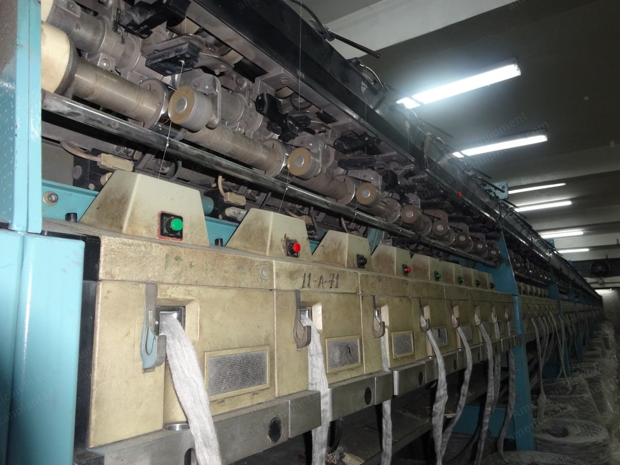 Elitex, BDA 10N, 1990-1992, Open End Spinning Machine, 240 Rotors, 43mm Rotor Diameter