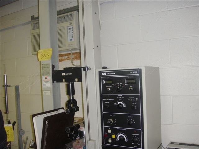 Instron, 1000, Cloth Tester, Pneumatic Jaws, 1000 lbs Load Cell