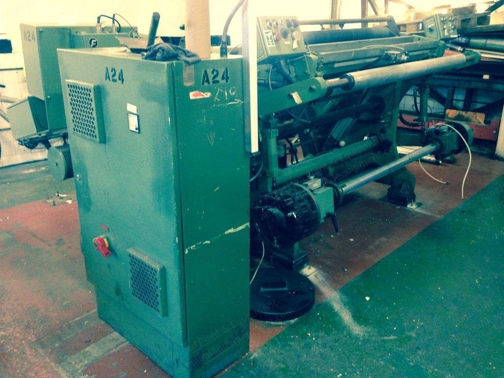 Atlas Slitter Rewinder, 1200mm Width, 1m Rewind/Unwind Diameter