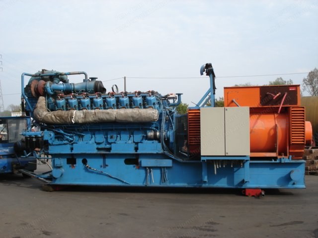 Jenbacher, JW 616 GS, 2 MW, Gas Fired Generator, 60 Hz