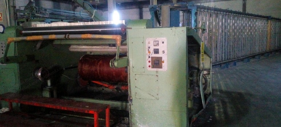 Indigo Slasher Dyeing, Sizing, and Warping Line, 2600mm Exit Width, 1800mm Warp Width