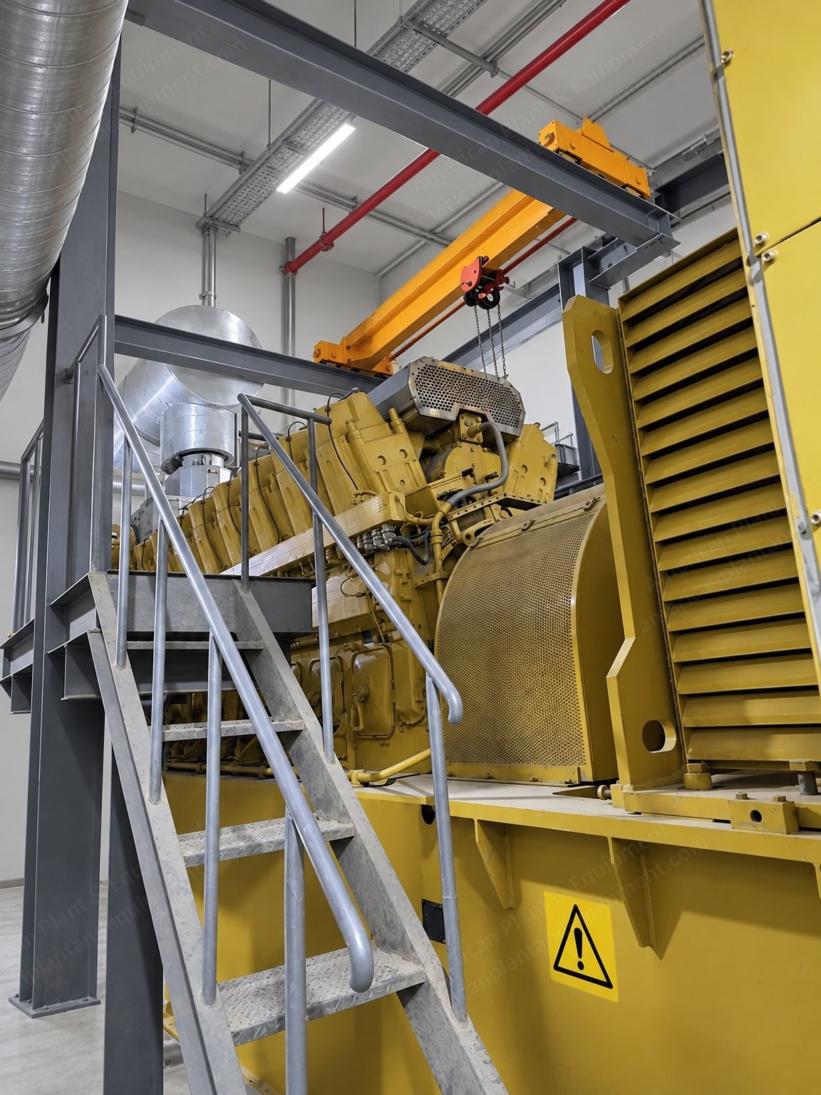 Caterpillar, CG260-16, 2017, 4,500 kW Natural Gas Generator Sets, 10.5 kV, 50 Hz, 2 Units, Complete Power Plant
