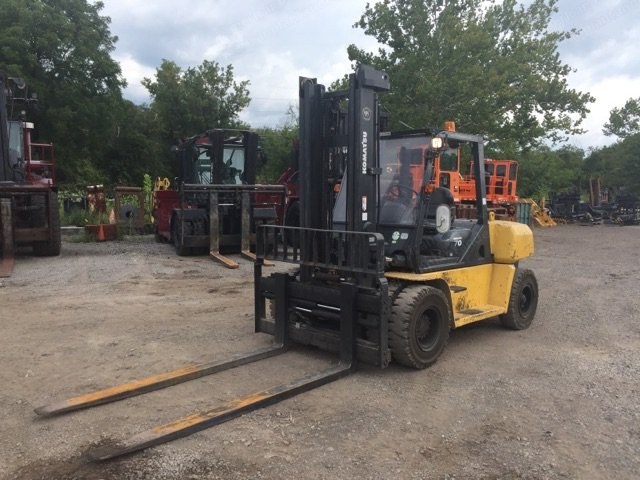 Komatsu, FD70-10, 2014, 15400 lbs Capacity, Diesel, Solid Pneumatic Tires