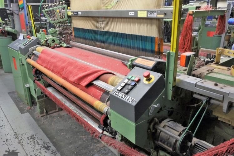 Dornier, HTVS12/J-170, 1998, Rapier Loom, 1700mm Working Width, 8 Colors, Staubli CX880 Jacquard