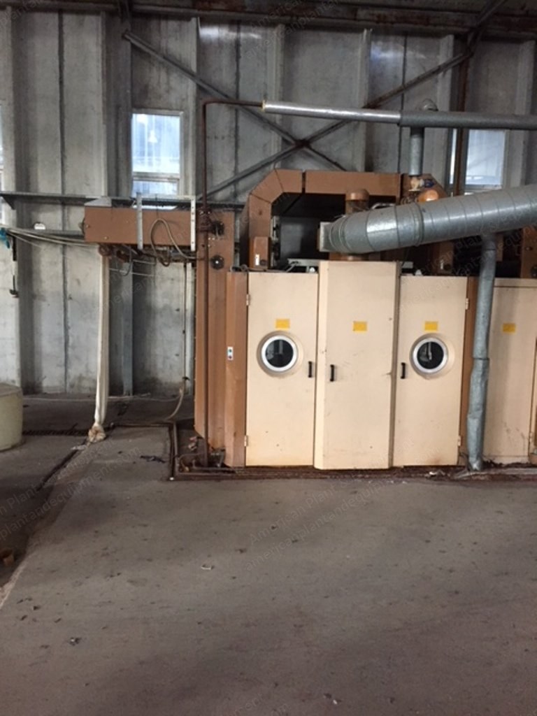 Anglade Turbang, Tumble Dryer Machine, 2004, 2400mm Working Width, 4 Chambers, Gas Operated