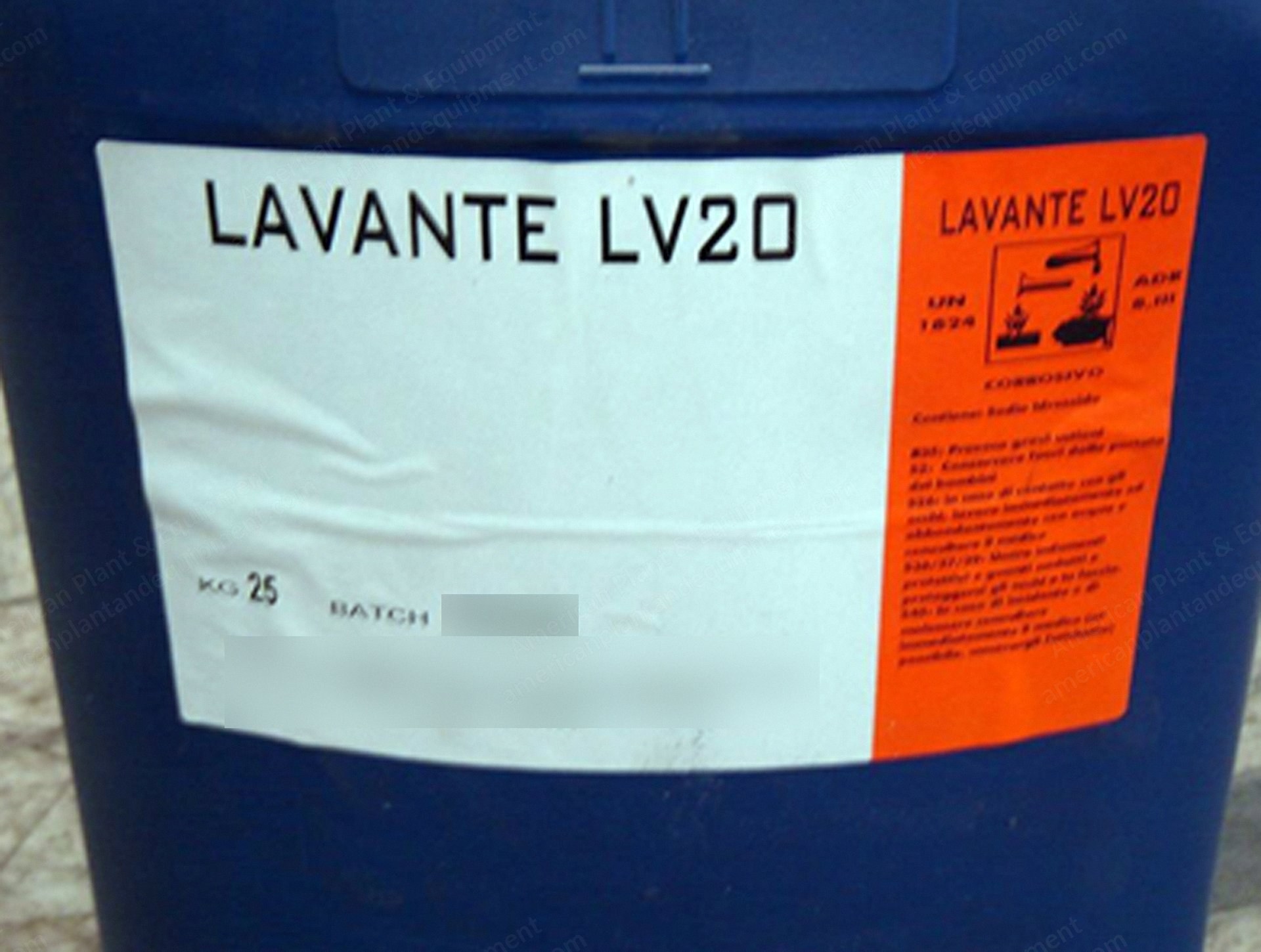 Fimat, Lavante LV20, Químico para Desmonte de Cilindros, 25 kg Garrafones