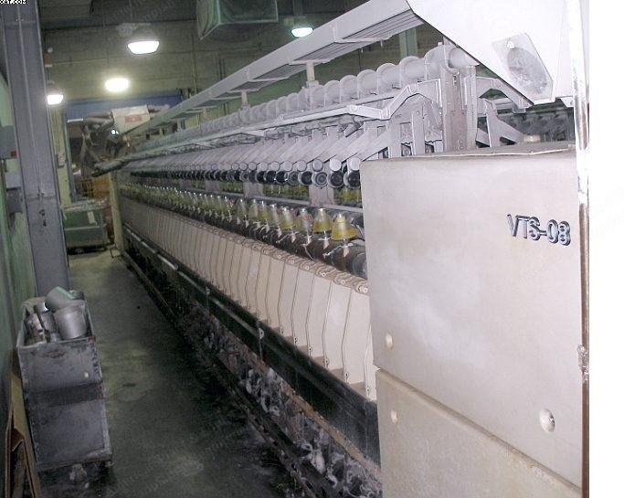 Volkmann, VTS-08, Two-for-One Twisting Machine, 98 Positions, Electrojet Blowers, Oilers, 440V