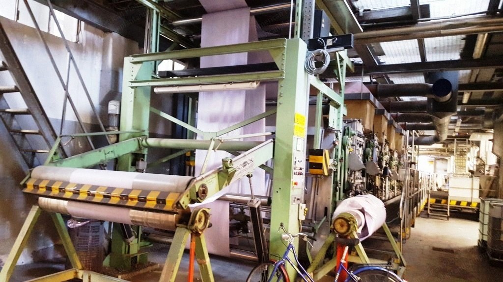 Babcock, 5800, 1995, Washing and Bleaching Range, 2000mm Width, 9 Tanks, 4 Drying Cylinders