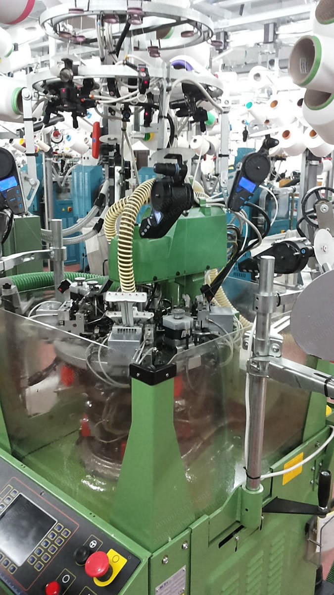 Merz, CC4 II, 2013, Medical Stocking Machine, 3.3/4" Diameter, 336 Needles, 4 Feed