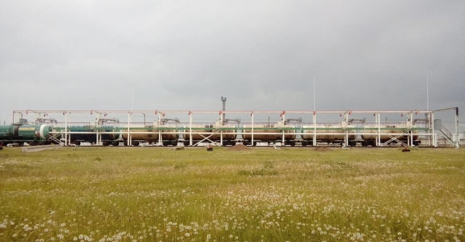 Operating Oil Depot, 2008, 21000m3 Total Capacity, 9 Storage Tanks, Railway Loading Gantry