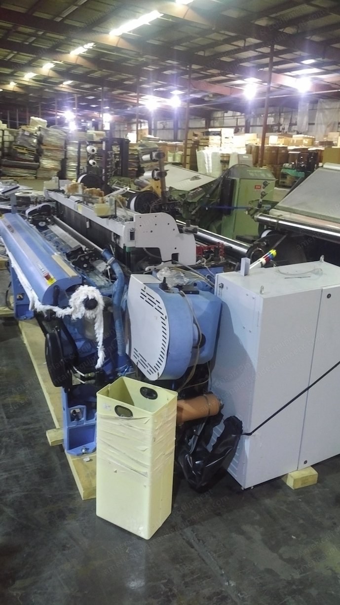 Sulzer, G6500, 2007, Rapier Weaving Dobby Loom, 2200mm Width, 8 Colors, Staubli 2670 Dobby