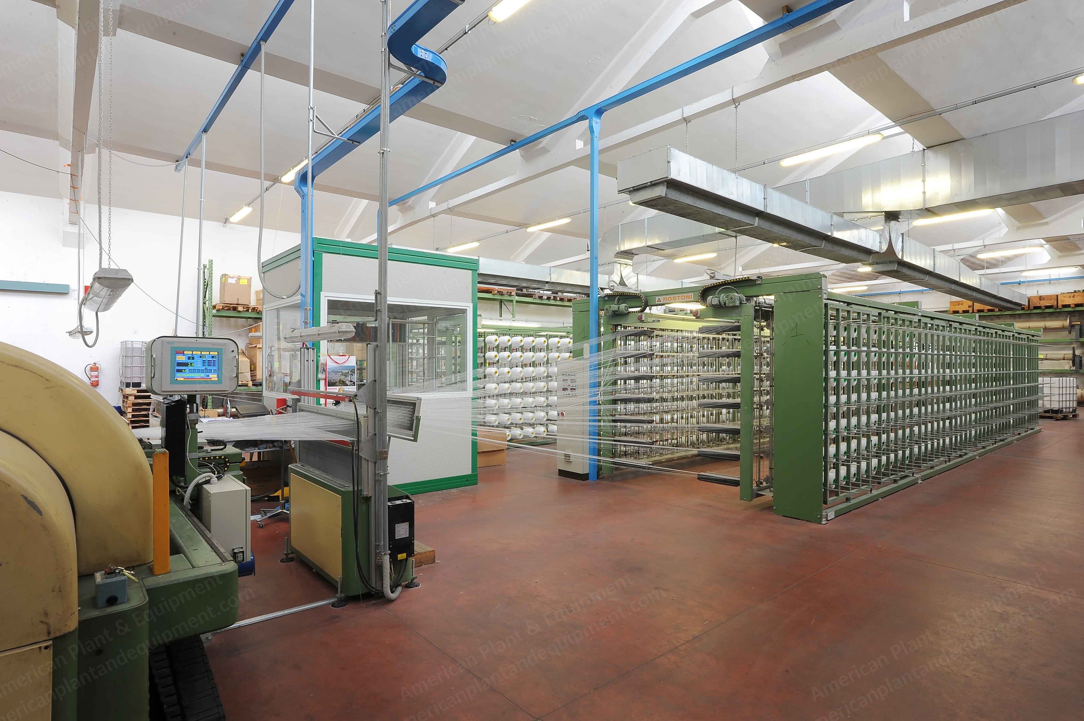 Rostoni, OSH /3800, Sectional Warper, 3800mm Working Width, 800 m/min, with Two Creels