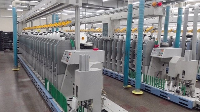 Zinser, 450, 2000, Worsted Spinning Frames, 912 Spindles, Linked to Murata CF Winders
