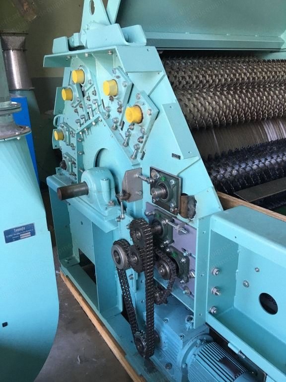 Temafa Carding Willow, 1200mm Working Width, 500 kg/hr, 1987