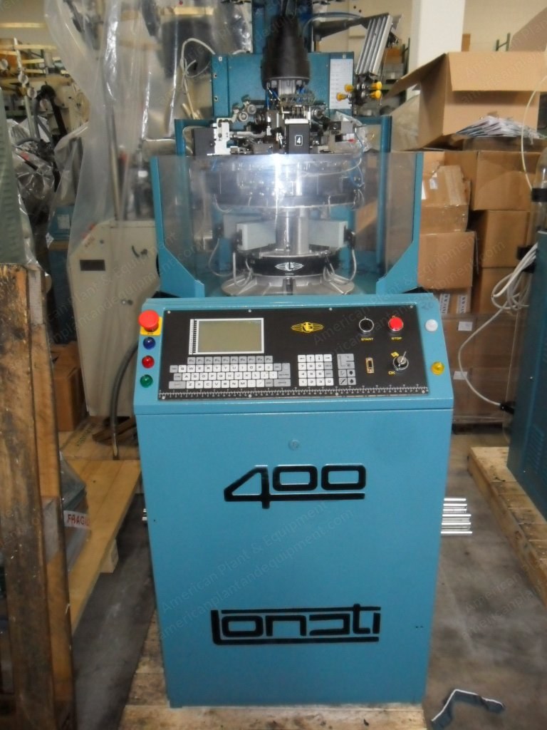 Lonati, L454 J, 4" Cylinder, 200/220/240 Needles, Creel Sensor Yarns and Bell
