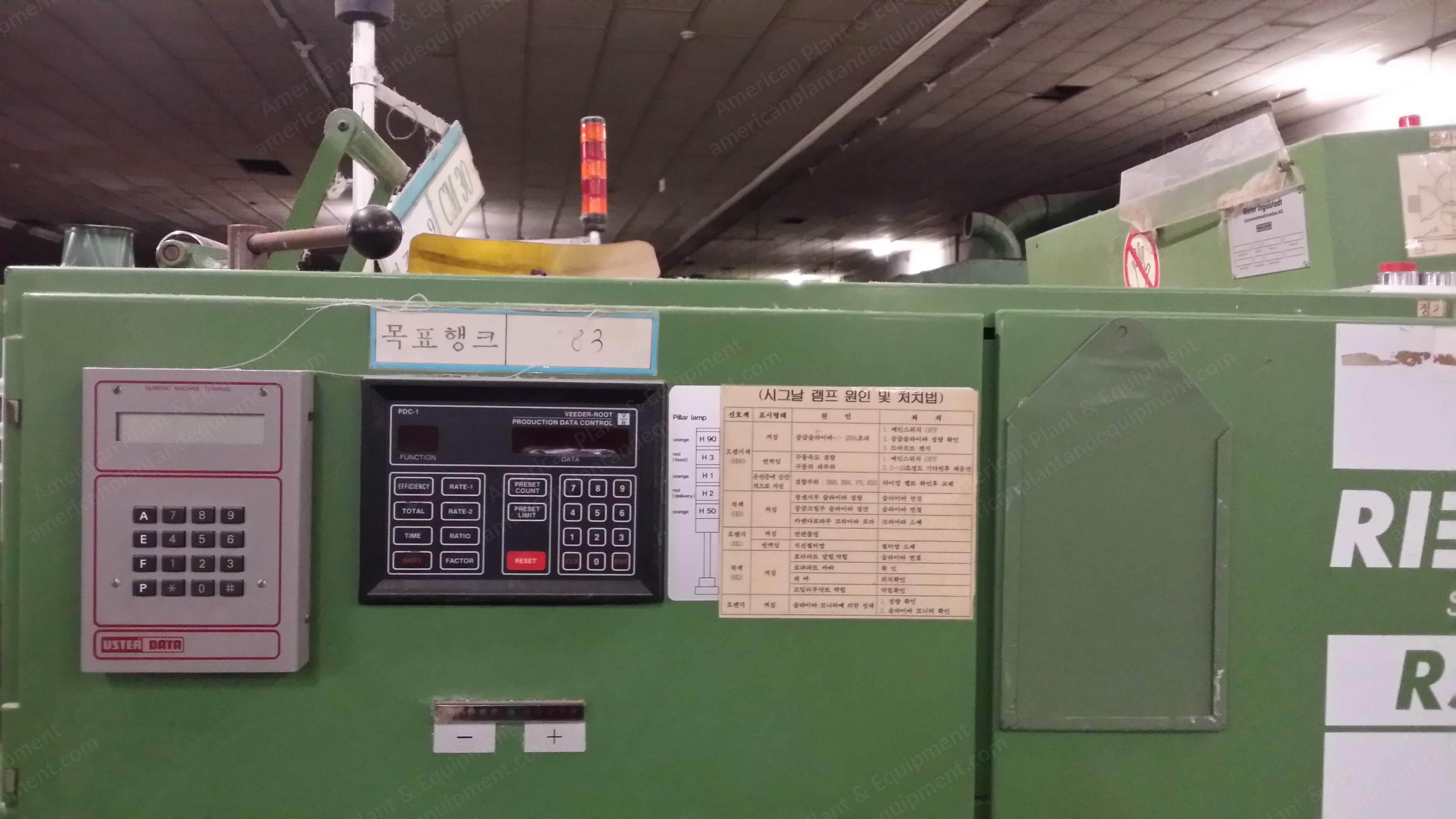 Rieter, RSB1, 1994/1997, 20x42 Inches, Auto Leveller, Auto Can Changer
