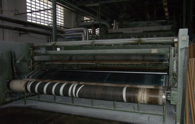 Autefa Take-Up Batching System, 1994, 4500mm Working Width, with Longitudinal Slitter and Transversal Cutter