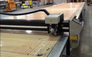 Gerber, DCS-2500, 2000, Single Ply Static Cutter, 70.77" x 33.2' Cutting Area
